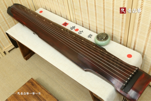 青岛市初学入门古琴【仲尼式】【泛红】